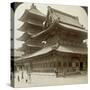 Stately Splendour of the Shitenno-Ji Temple, Osaka, Japan, 1904-Underwood & Underwood-Stretched Canvas