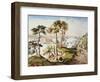 Staten Island and Narrows-Currier & Ives-Framed Giclee Print