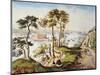 Staten Island and Narrows-Currier & Ives-Mounted Giclee Print