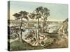Staten Island and the Narrows from Fort Hamilton-Currier & Ives-Stretched Canvas