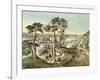 Staten Island and the Narrows from Fort Hamilton-Currier & Ives-Framed Giclee Print