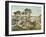 Staten Island and the Narrows from Fort Hamilton-Currier & Ives-Framed Giclee Print