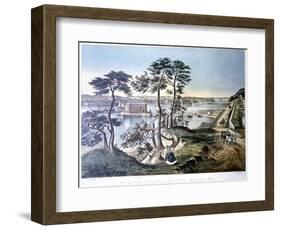 Staten Island and the Narrows, New York, USA, C1834-C1876-Frances Flora Bond Palmer-Framed Giclee Print