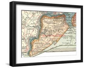 Staten Island (C. 1900)-Encyclopaedia Britannica-Framed Art Print