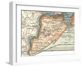 Staten Island (C. 1900)-Encyclopaedia Britannica-Framed Art Print