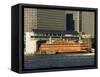 Staten Island Ferry, Business District, Lower Manhattan, New York City, New York, USA-R H Productions-Framed Stretched Canvas