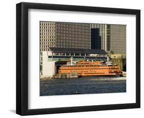 Staten Island Ferry, Business District, Lower Manhattan, New York City, New York, USA-R H Productions-Framed Photographic Print