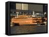 Staten Island Ferry, Business District, Lower Manhattan, New York City, New York, USA-R H Productions-Framed Stretched Canvas