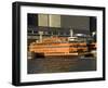 Staten Island Ferry, Business District, Lower Manhattan, New York City, New York, USA-R H Productions-Framed Photographic Print