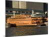 Staten Island Ferry, Business District, Lower Manhattan, New York City, New York, USA-R H Productions-Mounted Photographic Print