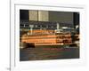 Staten Island Ferry, Business District, Lower Manhattan, New York City, New York, USA-R H Productions-Framed Photographic Print
