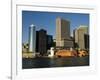 Staten Island Ferry, Business District, Lower Manhattan, New York City, New York, USA-Robert Harding-Framed Photographic Print