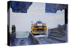 Staten Island Ferry Docking, 2010-Anthony Butera-Stretched Canvas