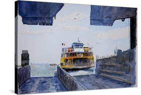 Staten Island Ferry Docking, 2010-Anthony Butera-Stretched Canvas