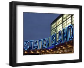 Staten Island Ferry, Lower Manhattan, Manhattan, New York City, New York State, USA-null-Framed Photographic Print