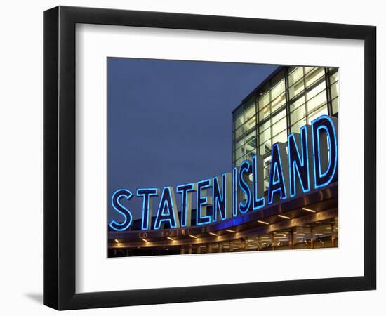 Staten Island Ferry, Lower Manhattan, Manhattan, New York City, New York State, USA-null-Framed Photographic Print