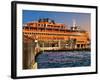Staten Island Ferry, Manhattan, New York City-Sabine Jacobs-Framed Photographic Print