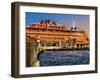 Staten Island Ferry, Manhattan, New York City-Sabine Jacobs-Framed Photographic Print