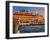 Staten Island Ferry, Manhattan, New York City-Sabine Jacobs-Framed Photographic Print