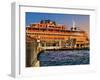 Staten Island Ferry, Manhattan, New York City-Sabine Jacobs-Framed Photographic Print