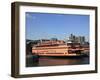 Staten Island Ferry, New York City, United States of America, North America-Wendy Connett-Framed Photographic Print