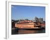 Staten Island Ferry, New York City, United States of America, North America-Wendy Connett-Framed Photographic Print