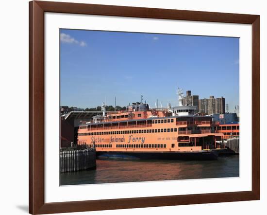 Staten Island Ferry, New York City, United States of America, North America-Wendy Connett-Framed Photographic Print