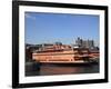 Staten Island Ferry, New York City, United States of America, North America-Wendy Connett-Framed Photographic Print