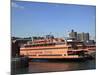 Staten Island Ferry, New York City, United States of America, North America-Wendy Connett-Mounted Photographic Print