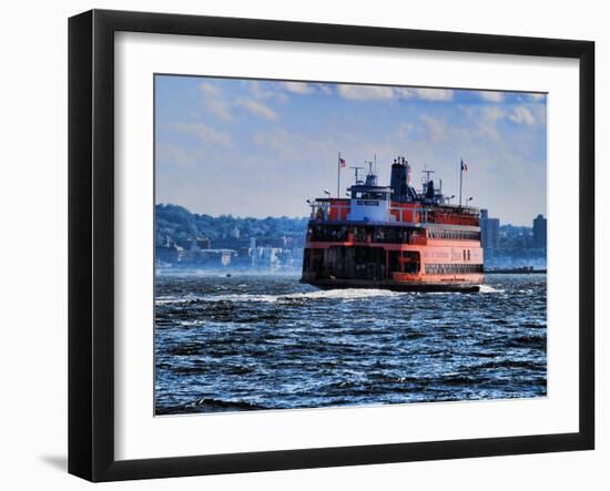 Staten Island Ferry, New York City-Sabine Jacobs-Framed Photographic Print