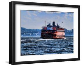 Staten Island Ferry, New York City-Sabine Jacobs-Framed Photographic Print