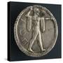 Stater of Paestum Depicting Poseidon, Verso, Ancient Greek Coins-null-Stretched Canvas