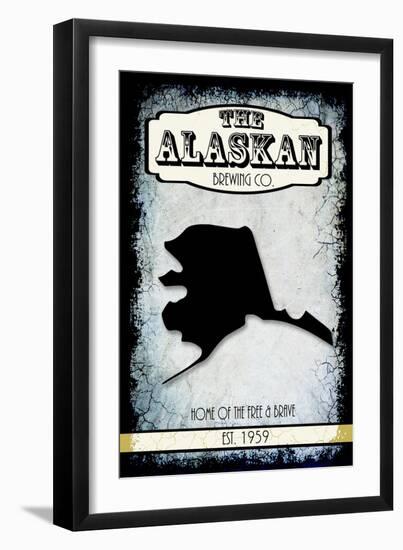 States Brewing Co Alaska-LightBoxJournal-Framed Giclee Print