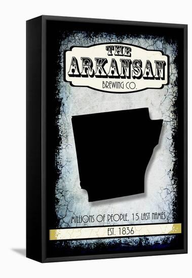 States Brewing Co Arkansa-LightBoxJournal-Framed Stretched Canvas