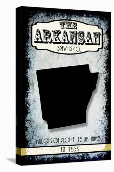 States Brewing Co Arkansa-LightBoxJournal-Stretched Canvas
