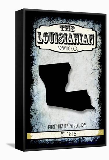 States Brewing Co Louisiana-LightBoxJournal-Framed Stretched Canvas