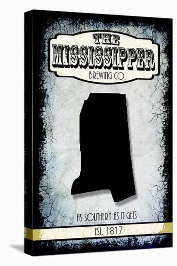 States Brewing Co Mississippi-LightBoxJournal-Stretched Canvas