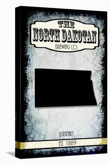 States Brewing Co North Dakota-LightBoxJournal-Stretched Canvas