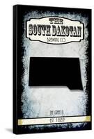 States Brewing Co South Dakota-LightBoxJournal-Framed Stretched Canvas