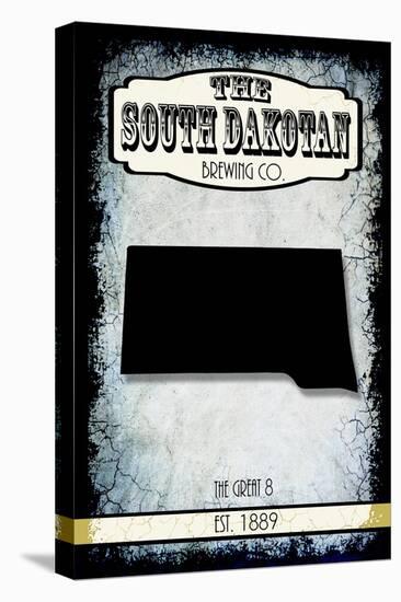 States Brewing Co South Dakota-LightBoxJournal-Stretched Canvas