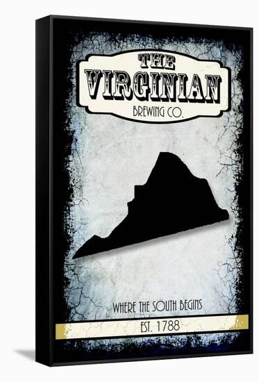 States Brewing Co Virginia-LightBoxJournal-Framed Stretched Canvas