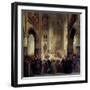 States General of Paris, 1328, Mid 19th Century-Jean Alaux-Framed Giclee Print