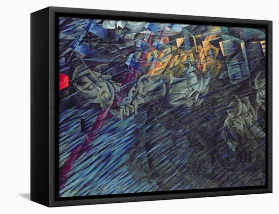 States of Mind: Those Who Go, 1911-Umberto Boccioni-Framed Stretched Canvas