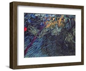 States of Mind: Those Who Go, 1911-Umberto Boccioni-Framed Giclee Print