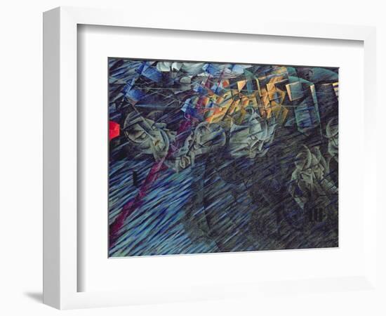 States of Mind: Those Who Go, 1911-Umberto Boccioni-Framed Giclee Print