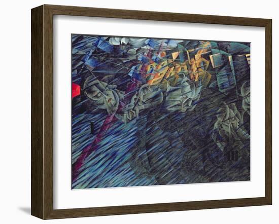 States of Mind: Those Who Go, 1911-Umberto Boccioni-Framed Giclee Print