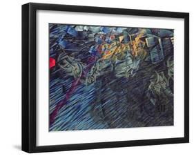 States of Mind: Those Who Go, 1911-Umberto Boccioni-Framed Giclee Print