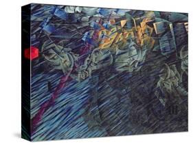 States of Mind: Those Who Go, 1911-Umberto Boccioni-Stretched Canvas