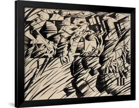 States of Mind: Those Who Go, 1912-Umberto Boccioni-Framed Giclee Print