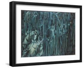 States of Mind: Those Who Stay, 1911-Umberto Boccioni-Framed Giclee Print